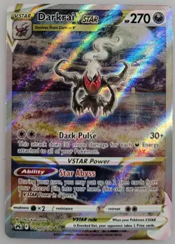 Darkrai VSTAR GG50/GG70 Pokemon Crown Zenith: Galarian Gallery Holo NM (2 of 4) - Image 1
