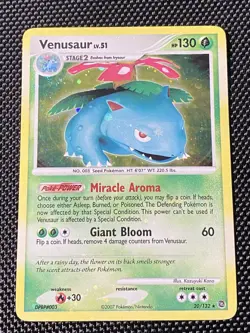 Venusaur 20/132 Double Swirl + Error Holo Bleed Rare | Pokemon Secret Wonders - Image 1
