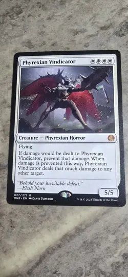 Phyrexian Vindicator Phyrexia: All Will Be One Regular Creature Mythic MTG NM - Image 1