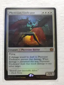 MTG Phyrexian Vindicator Foil Phyrexia: All Will Be One NM Mythic! - Image 1
