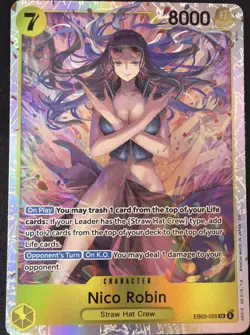 One Piece - Robin EB03-055(SR) Heroines Edition English - Image 1