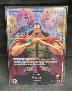 ONE PIECE TCG EB01 Memorial Collection Kyros EB01-040 Alt Art ENG NM - Image 1