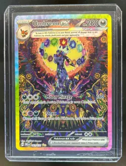 2025 Pokemon Prismatic Evolutions Umbreon ex Special Illustration Rare #161/131 - Image 1