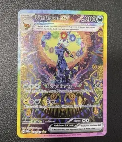 2025 Pokemon Prismatic Evolutions Umbreon ex Special Illustration Rare #161/131 - Image 1