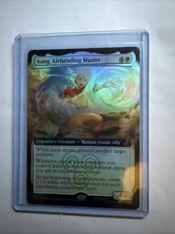 Aang, Airbending Master (Extended Art) Foil MTG Avatar The Last Airbender - Image 1