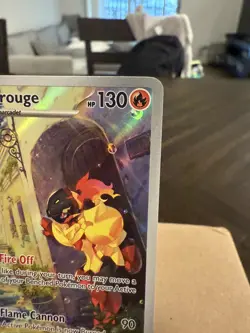 Pokemon Card Armarouge 203/198 Scarlet & Violet Base Illustration Rare Near Min - Image 4