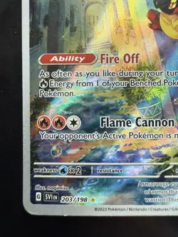 Pokemon Armarouge 203/198 SV01: Scarlet & Violet Base Set Illustration Rare (LP) - Image 4