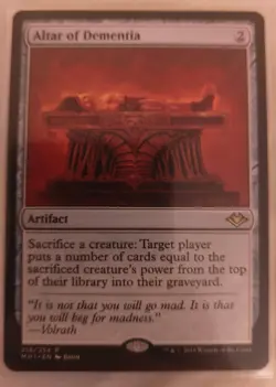 MTG Altar of Dementia Modern Horizons 218/254 Regular Rare - Image 1