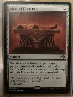 Altar of Dementia MTG Modern Horizons 218 Standard Printing - Image 1
