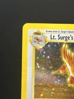 Lt. Surge's Fearow 007/132 Gym Heroes Holo - Pokemon TCG - HP/DMG - Image 2