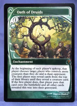 Oath of Druids -Future Sight- MTG - Mystery Booster 2 - Excellent NM - Image 1
