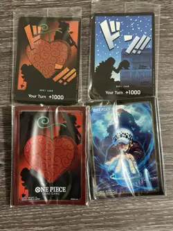 Devil Fruit Vol. 3 Trafalgar Law SEALED DON!! Card & Card Sleeves One Piece TCG - Image 1
