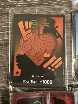 Devil Fruit Vol. 3 Trafalgar Law SEALED DON!! Card & Card Sleeves One Piece TCG - Image 2