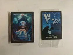 Devil Fruit Vol. 3 Trafalgar Law SEALED 10ct Card Sleeves & Don!! One Piece TCG - Image 1
