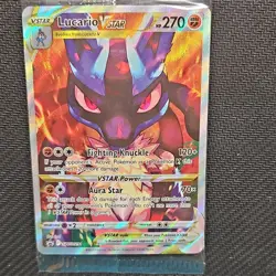 Pokemon Lucario VSTAR SWSH291 Sword & Shield Promo Holo Card 270 HP English TCG - Image 1