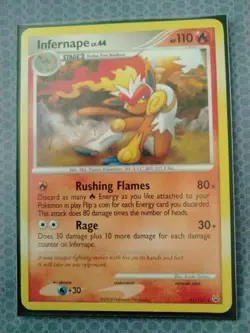 Pokemon TCG 2009 Platinum Card - Regular 31/127 Infernape LP - Image 1
