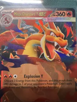 Pokemon Mega Charizard Y ex Card 022/217 Ascended Heroes TCG - Image 2