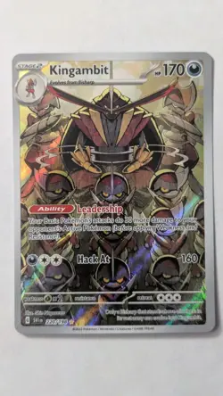 Pokemon Kingambit TCG Card 220/198 Scarlet & Violet NM/Mint Condition - Image 1