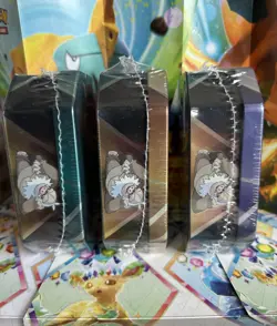 SEALED Triple Whammy Collector Tin Pokemon TCG Lot Of 3 (Complete Tin Set) Cards - Image 2