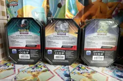 SEALED Triple Whammy Collector Tin Pokemon TCG Lot Of 3 (Complete Tin Set) Cards - Image 3