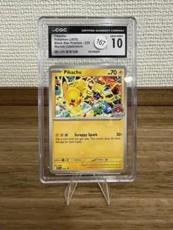 Pokemon Pikachu CGC 10 Promo World Championships Scarlet & Violet Card 225 - Image 1