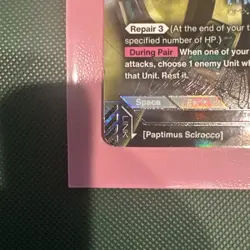 The-O GD03-002 LR+ Alt Art Steel Requiem Gundam Card Game English Near Mint - Image 3