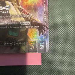 The-O GD03-002 LR+ Alt Art Steel Requiem Gundam Card Game English Near Mint - Image 4