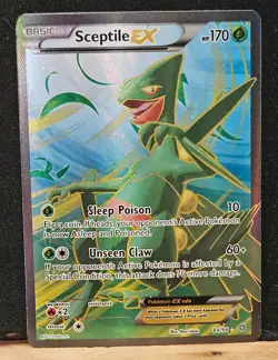 Pokemon Card Sceptile EX Full Art Rare XY Ancient Origins 84/98 NM-LP - Image 1