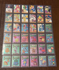 Japan Pocket Monsters Pokemon Vintage 36 Card Set Complete - Image 1
