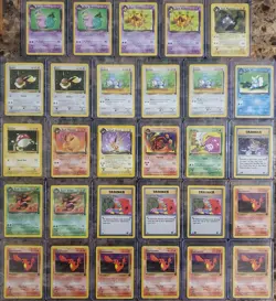 Pokemon Lot - Base Set - Team Rocket - Japanese Pocket Monsters - 70 Cards Total - Image 1