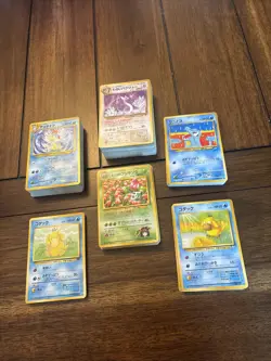 Huge Japanese Pokemon Lot Pocket Monsters Old School Vintage Tcg Collection WOW - Image 1