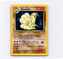 Ninetales 12/102 Base Set Unlimited Holo Rare 1999 Pokemon TCG - Image 1