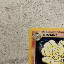 Ninetales 12/102 Pokemon Cars TCG Base Set Unlimited Holo Rare - Image 3