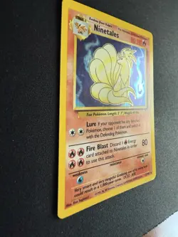 Pokemon TCG Ninetales Base Set 12/102 Holo Unlimited Holo Rare - Image 2