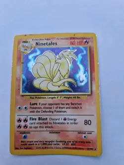Pokemon TCG - Ninetales 12/102 LP - Base Set Unlimited Holo Rare - Image 2