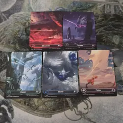 MTG Edge Of Eternity • Full Art Lands Set ◇ 5 - Image 1