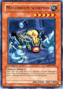 1x (LP) Millennium Scorpion - TLM-EN009 - Rare - Unlimited Edition YuGiOh - Image 1