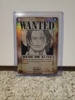 Shanks (004) (Wanted Poster) OP09-004 Emperors in the New World Foil - Image 1