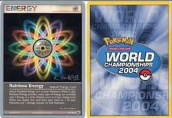Pokemon EX Ruby & Sapphire Rainbow Energy 95/109 world championship RARE EXC - Image 1