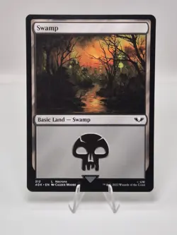 15x Swamp V.3 - Universes Beyond: Warhammer 40,000 - Magic The Gathering MTG NM - Image 1