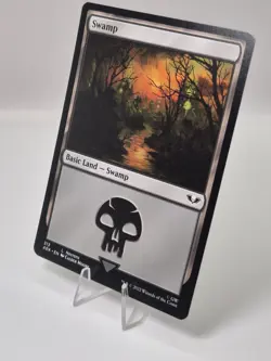 15x Swamp V.3 - Universes Beyond: Warhammer 40,000 - Magic The Gathering MTG NM - Image 2