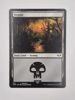 15x Swamp V.3 - Universes Beyond: Warhammer 40,000 - Magic The Gathering MTG NM - Image 4