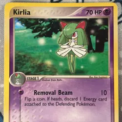 Kirlia 34/109 Non Holo EX Ruby & Sapphire Pokemon Card 2003 NM - Image 2