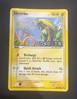 Pokemon! | “Electrike” | 60/107 | EX Deoxys Reverse Holo Stamped | NM - Image 1