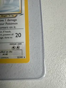 Light Dragonair 22/105 1st Edition Rare Neo Destiny WOTC Vintage Pokemon - Image 5