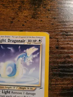 Pokemon Light Dragonair Card Neo Destiny 22/105 Non-Holo Rare HP - Image 3