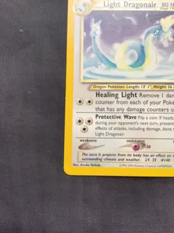 Pokemon Cards: Neo Destiny Rare: Light Dragonair 22/105 - Image 5
