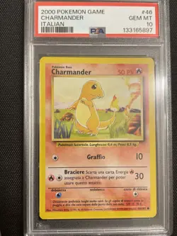 Charmander 46/102 - Carta Pokemon Set Base ITA - GEM MINT - Gradata PSA 10 - Image 2