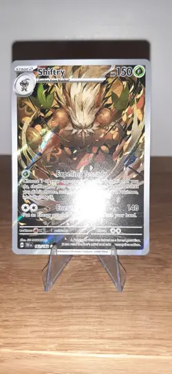 Shiftry 163/162 Illustration Rare Sv05: Temporal Forces Holo Pokemon TCG - Image 1