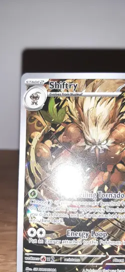 Shiftry 163/162 Illustration Rare Sv05: Temporal Forces Holo Pokemon TCG - Image 3